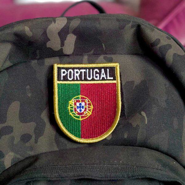 BP0071E-001 Bandeira Portugal Patch Bordado 6,8x8,0cm - Imagem 4