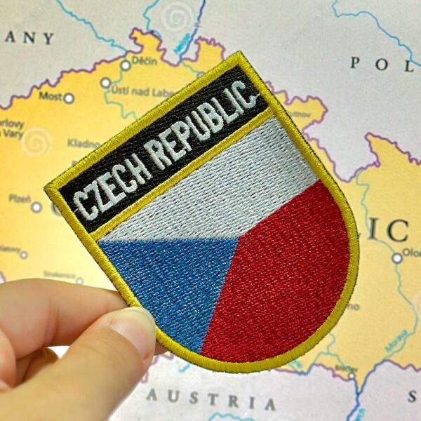 BPCZET001 Republica Tcheca Bandeira Patch Termo Adesivo - Imagem 6