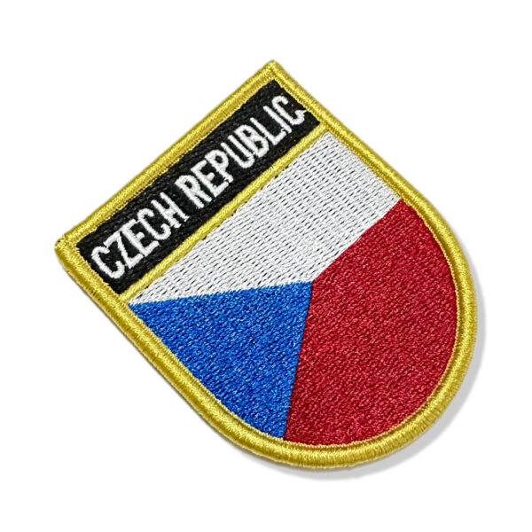 BPCZET001 Republica Tcheca Bandeira Patch Termo Adesivo - Imagem 9