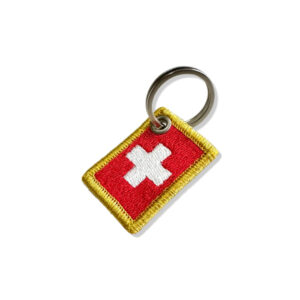 BP0141-031 Bandeira Suíça Patch Bordado 3,8×2,5cm