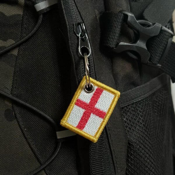 BP0176-031 Bandeira Inglaterra Patch Bordado 3,8x2,5cm - Imagem 4