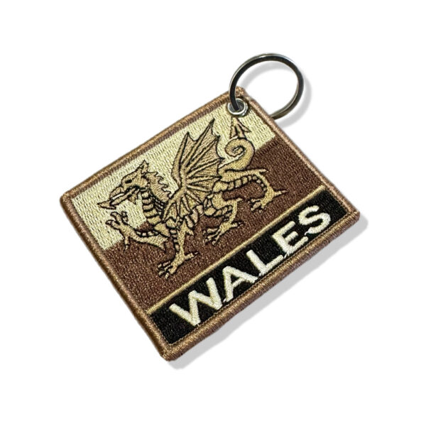 BP0190N-004 Bandeira Pais de Gales Patch Bordado 7,5x6,3cm - Imagem 3