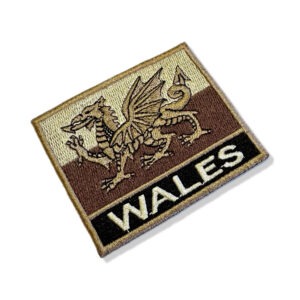 BP0190N-004 Bandeira Pais de Gales Patch Bordado 7,5×6,3cm