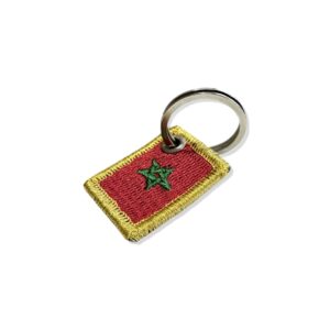 BP0192-031 Bandeira Marrocos Patch Bordado 3,8×2,5cm