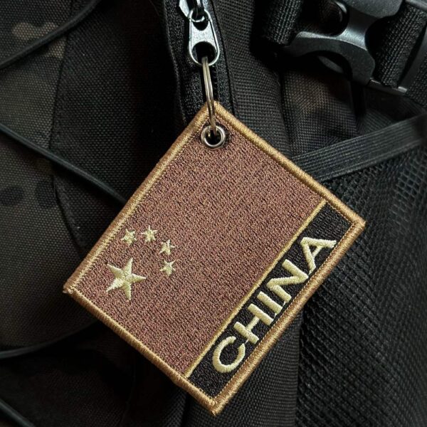 BP0195N-004 Bandeira China Patch Bordado 7,5x6,3cm - Imagem 5