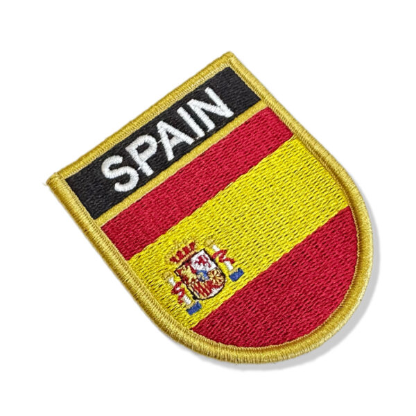 BP0084E-001 Bandeira Espanha Patch Bordado 6,8x8,0cm SA23 - Imagem 5
