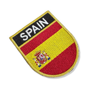 BP0084E-001 Bandeira Espanha Patch Bordado 6,8×8,0cm SA23