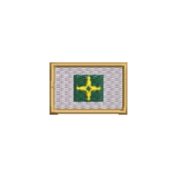 BE0154-031 Bandeira Distrito Patch Bordado 3,8x2,5cm - Imagem 7