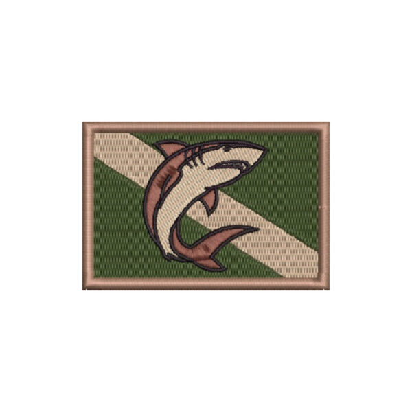 BD0176-003 Bandeira Mergulhador Patch Bordado 7,5x5 - Imagem 6