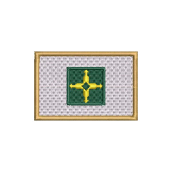 BE0154-001 Bandeira Distrito Patch Bordado 7,5x5 - Imagem 7