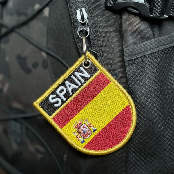 BP0084E-001 Bandeira Espanha Patch Bordado 6,8x8,0cm SA23 - Imagem 3