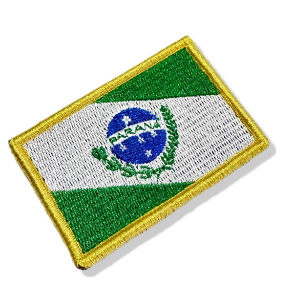BE0174-001 Bandeira Paraná Patch Bordado 7,5x5 - Imagem 7