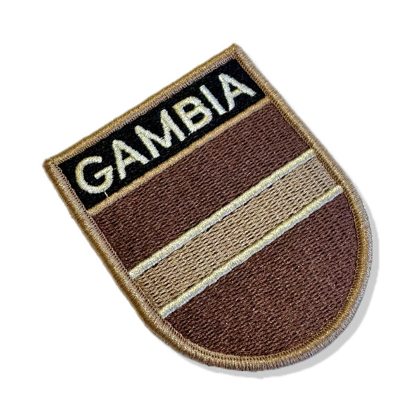 BP0196E-004 Bandeira Gambia Patch Bordado 6,8x8,0cm - Imagem 8