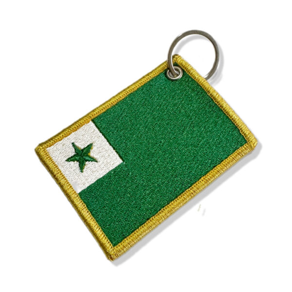 BD0179-001 Bandeira Esperanto Patch Bordado 8x5,5cm - Imagem 5