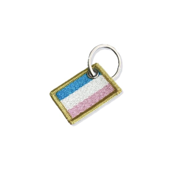 BE0031-031 Bandeira Espirito Santo Patch Bordado 3,8x2,5cm - Imagem 5
