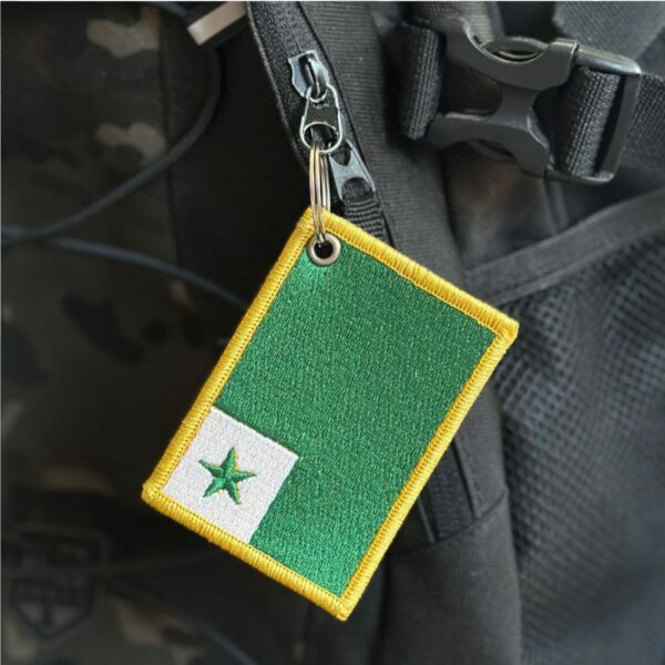 BD0179-001 Bandeira Esperanto Patch Bordado 8x5,5cm - Imagem 6