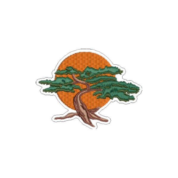 AM0245-011 Okinawa Karatê Japão Patch Bordado 8x6cm - Imagem 7