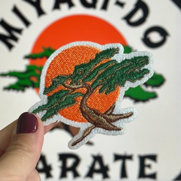 AM0245-011 Okinawa Karatê Japão Patch Bordado 8x6cm - Imagem 2