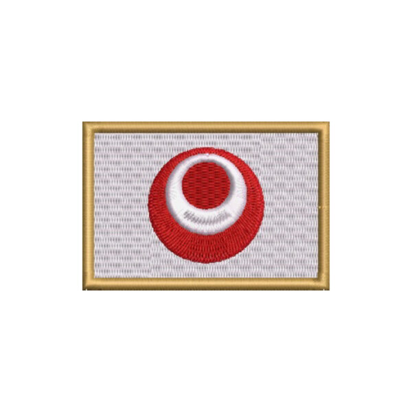 BE0414-001 Bandeira Okinawa Patch Bordado 7,5x5,0cm - Imagem 7