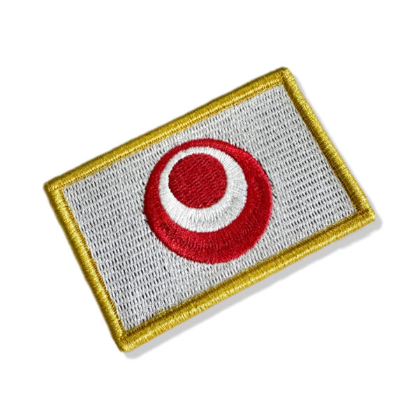 BE0414-001 Bandeira Okinawa Patch Bordado 7,5x5,0cm - Imagem 3