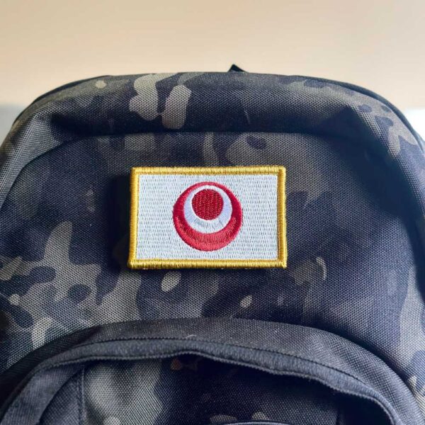 BE0414-001 Bandeira Okinawa Patch Bordado 7,5x5,0cm - Imagem 4