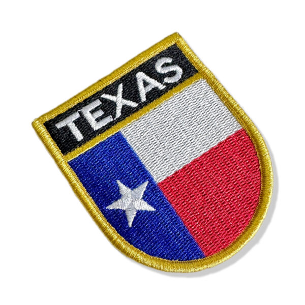 BE0415E-001 Bandeira Texas EUA Patch Bordado 6,8x8,0cm - Imagem 3