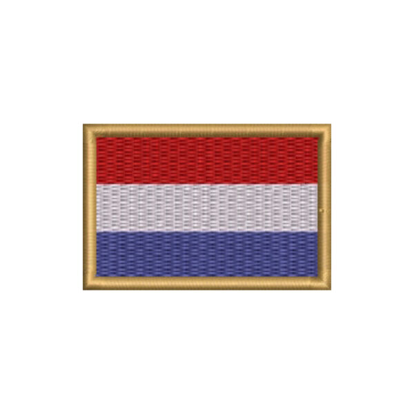 BP0033-011 Bandeira Paises Baixos Patch Bordado 5,7x3,8cm - Imagem 7