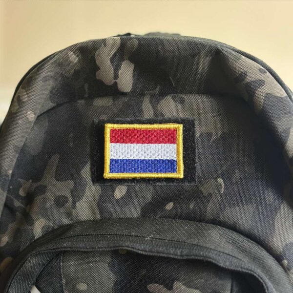 BP0033-011 Bandeira Paises Baixos Patch Bordado 5,7x3,8cm - Imagem 4