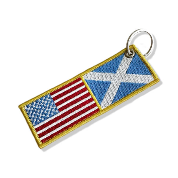 BP0055-0004-011 Bandeira USA Escócia Patch Bordado 11x3,8cm - Imagem 6