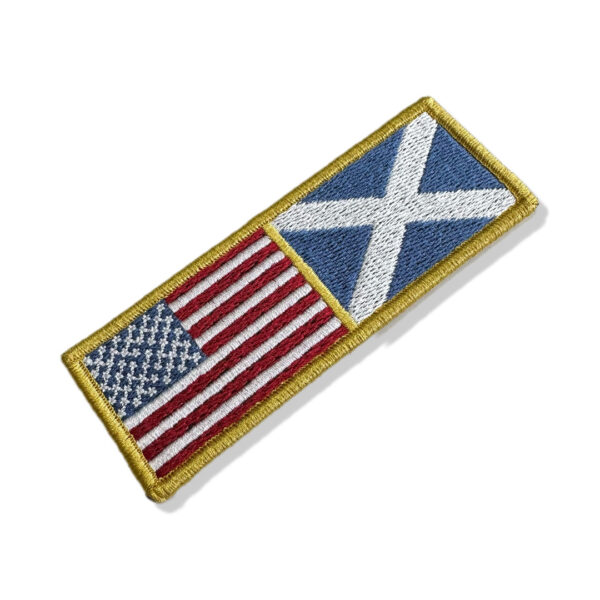 BP0055-0004-011 Bandeira USA Escócia Patch Bordado 11x3,8cm - Imagem 4