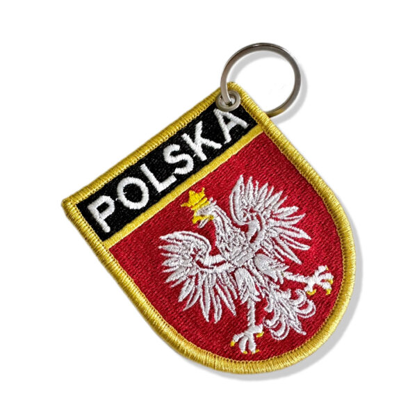 BP0217E-001 Bandeira Polônia Patch Bordado 6,8x8,0cm - Imagem 6