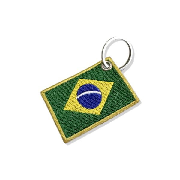 BP0405-011 Bandeira Brasil Patch Bordado 5,7x3,8cm - Imagem 5