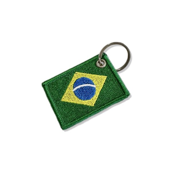 BP0405-015 Bandeira Brasil Patch Bordado 5,7x3,8cm - Imagem 5