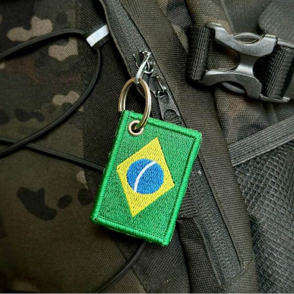 BP0405-015 Bandeira Brasil Patch Bordado 5,7x3,8cm - Imagem 6