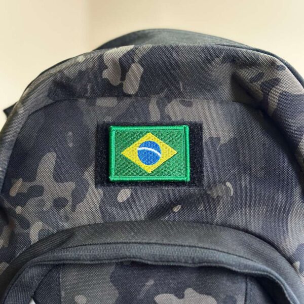 BP0405-015 Bandeira Brasil Patch Bordado 5,7x3,8cm - Imagem 4