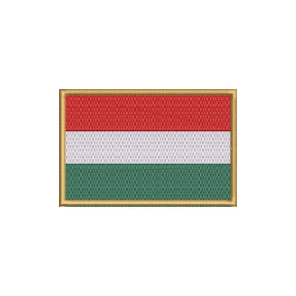 BP0406-021 Hungria Patch Bordado 10,2x6,8cm - Imagem 7