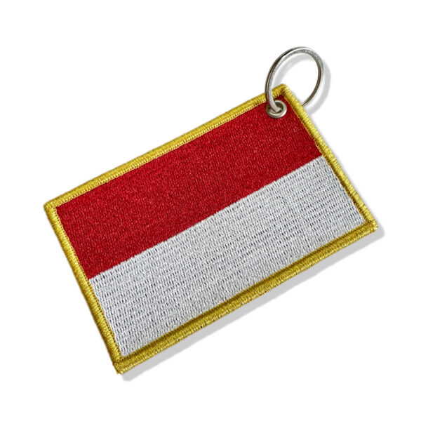 BP0419-021 Indonésia Patch Bordado 10,2x6,8cm - Imagem 5