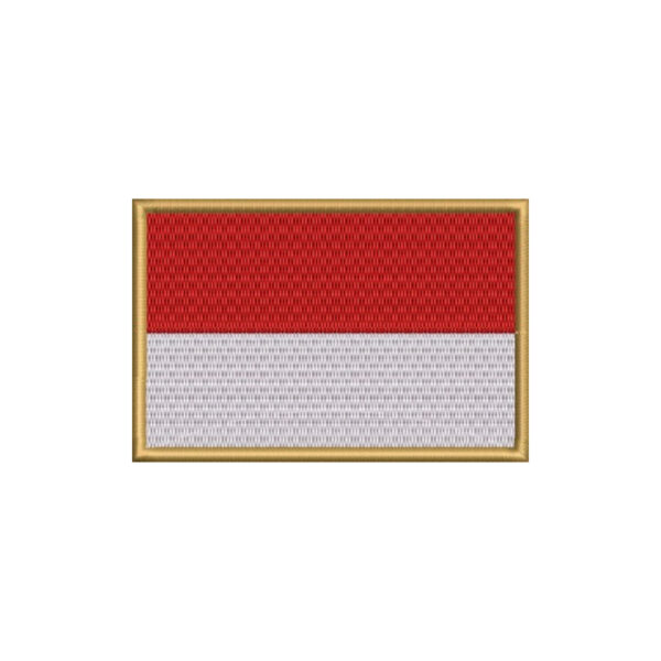 BP0419-021 Indonésia Patch Bordado 10,2x6,8cm - Imagem 7