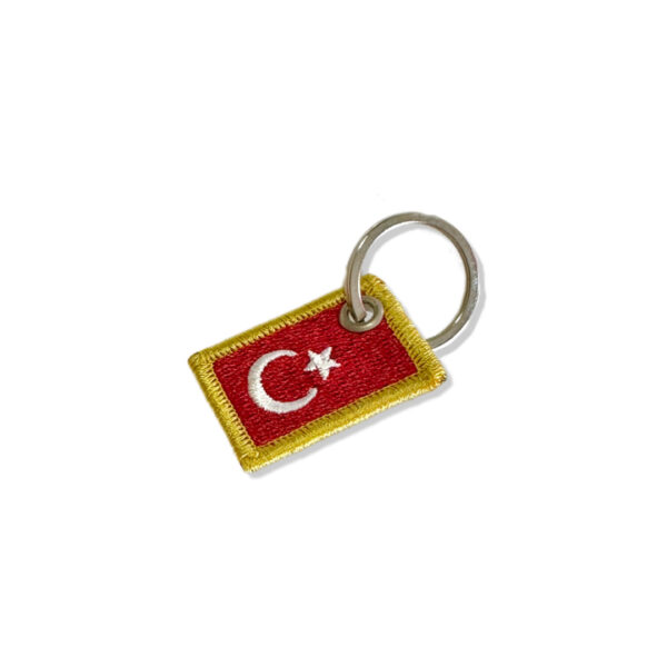 BP0428-031 Bandeira Turquia Patch Bordado 3,8x2,5cm - Imagem 5