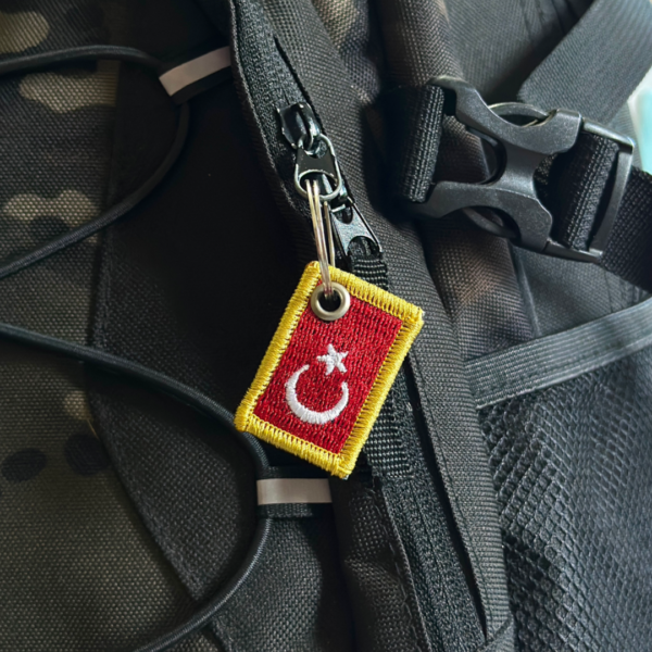 BP0428-031 Bandeira Turquia Patch Bordado 3,8x2,5cm - Imagem 6