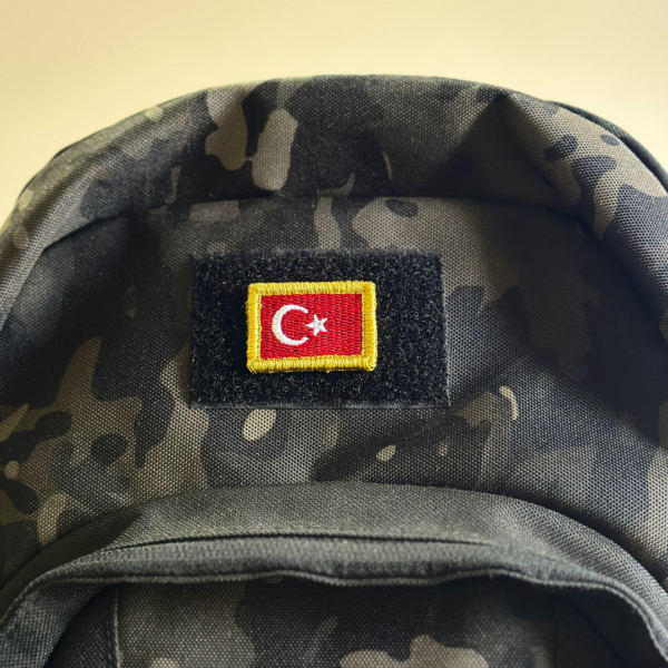 BP0428-031 Bandeira Turquia Patch Bordado 3,8x2,5cm - Imagem 4