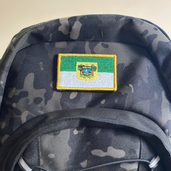 BE0139-001 Bandeira Rio Grande do Norte Bordado 7,5x5,0cm - Imagem 4