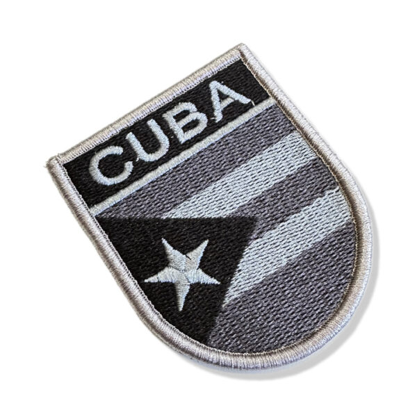 BP0010E-002 Bandeira Cuba Patch Bordado 6,8x8,0cm - Imagem 3