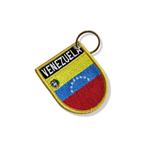 BP0046E-011 Bandeira Venezuela Patch Bordado 5,7x6,8cm - Imagem 5