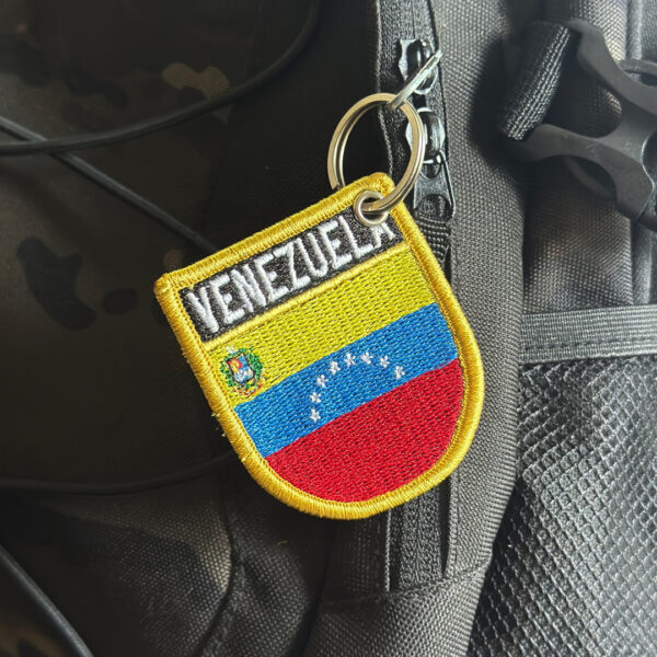 BP0046E-011 Bandeira Venezuela Patch Bordado 5,7x6,8cm - Imagem 6