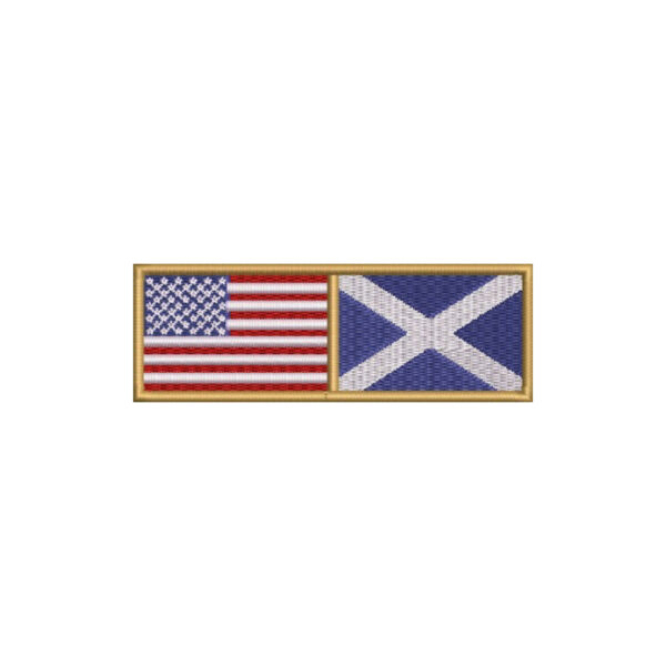 BP0055-0004-031 Bandeira USA Escócia Bordado 7,4x2,5cm - Imagem 7