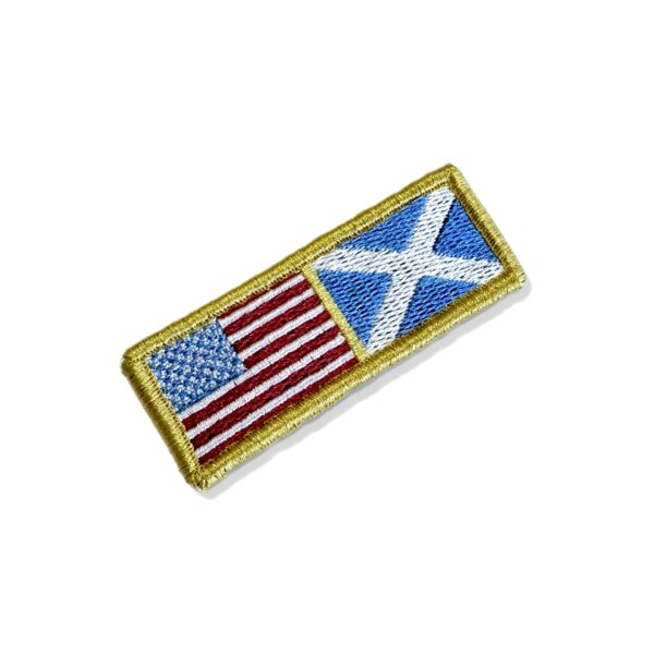 BP0055-0004-031 Bandeira USA Escócia Bordado 7,4x2,5cm - Imagem 3
