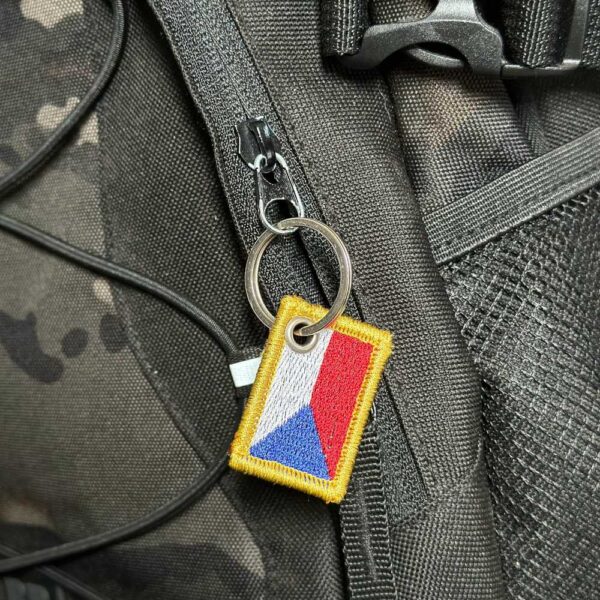 BP0085-031 Bandeira Republica Tcheca Patch Bordado 3,8x2,5cm - Imagem 6