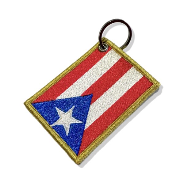 BP0101-001 Porto Rico Patch Bordado 7,5x5,0cm - Imagem 5