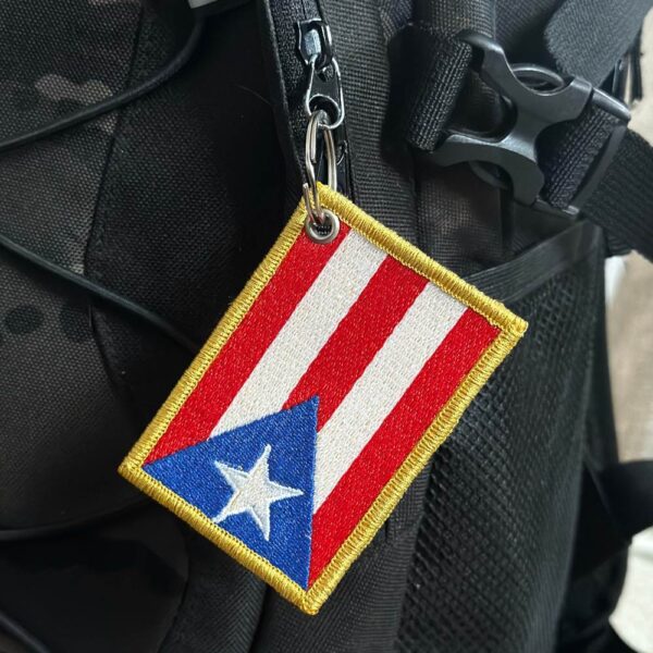 BP0101-001 Porto Rico Patch Bordado 7,5x5,0cm - Imagem 6